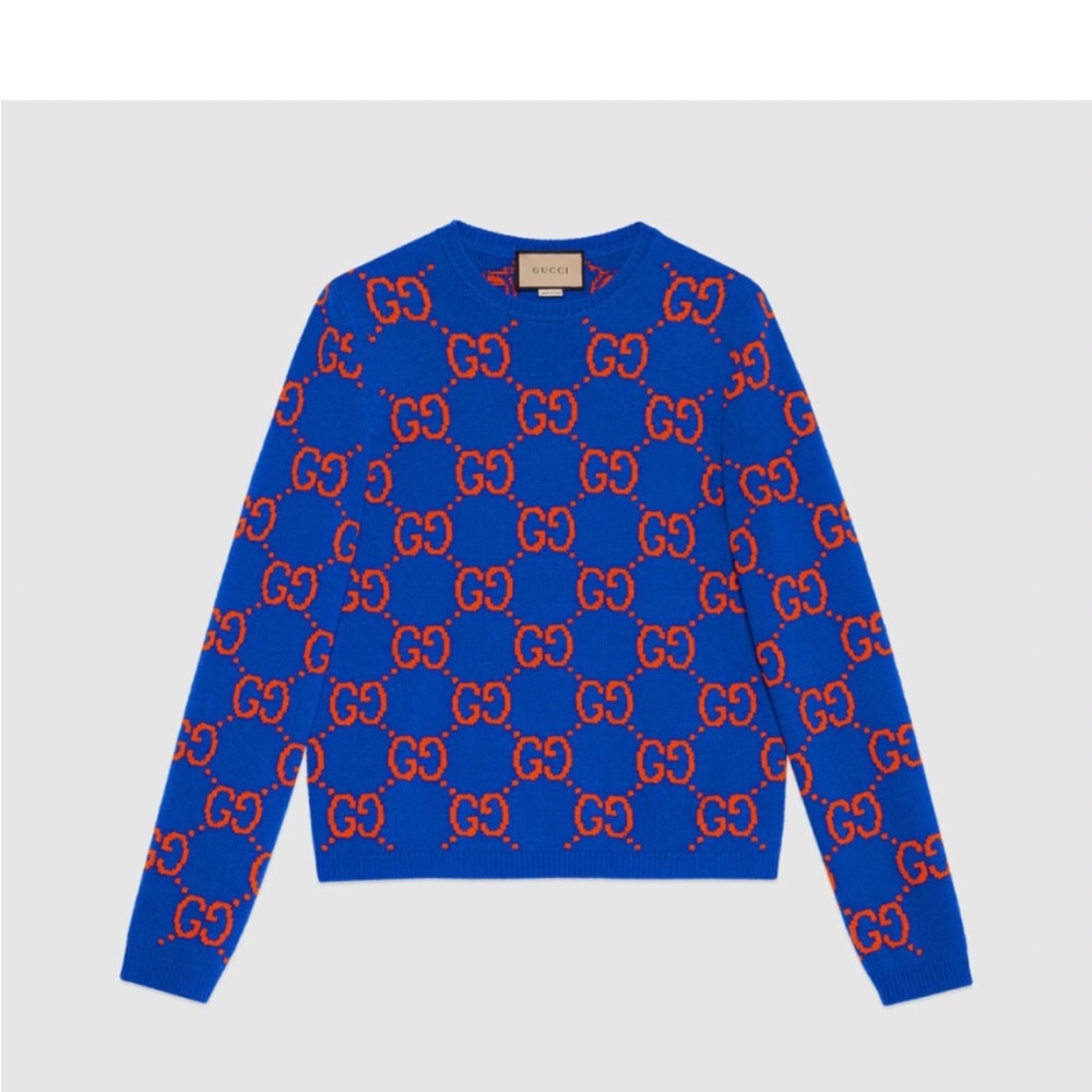 GUCCI unisex wool sweater! Only worn once!